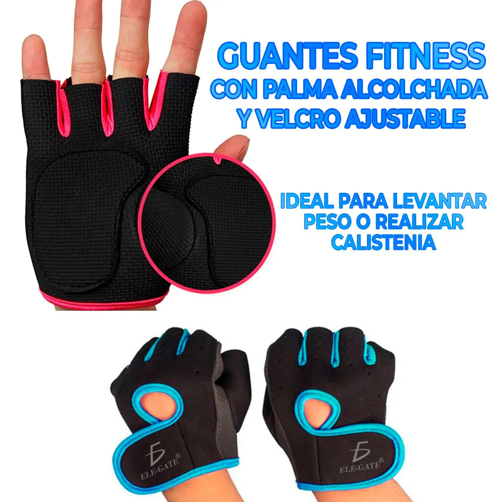 Gants de Musculation Mitaines – Protection des Paumes et Maintien du Poignet