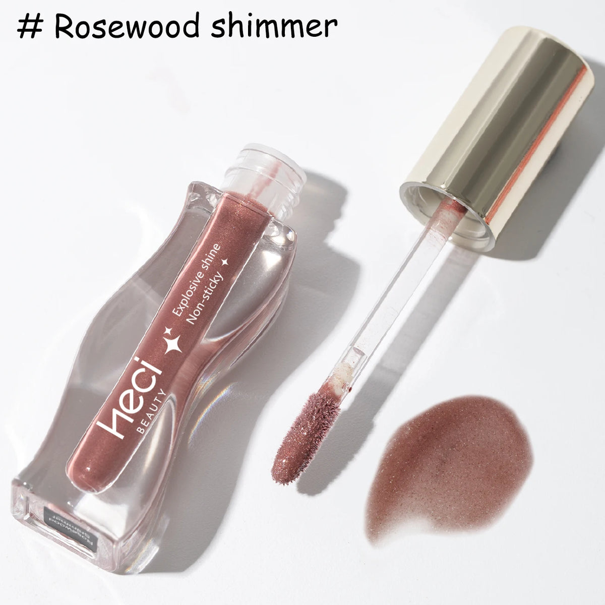 Gloss Huile Teinté Hydratant Vegan – Lèvres Brillantes et Confortables