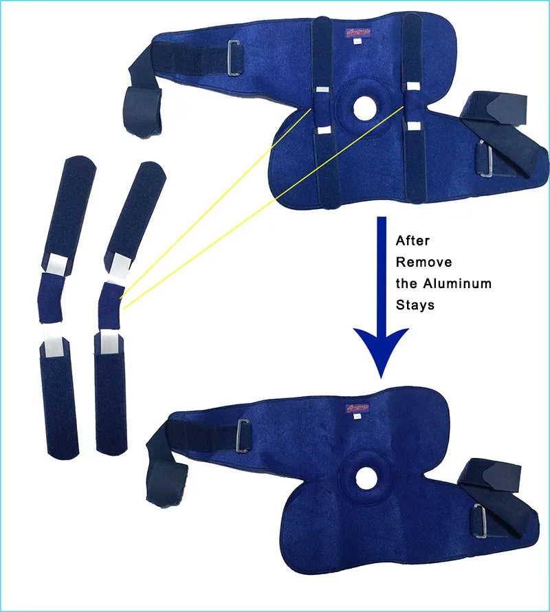 Genouillère Articulée Réglable – Maintien Respirant, Jambe Gauche ou Droite