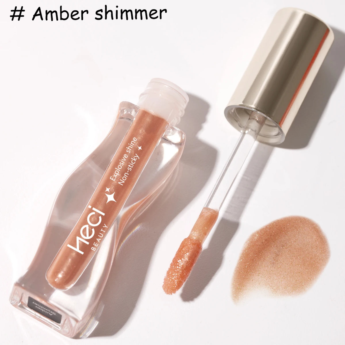 Gloss Huile Teinté Hydratant Vegan – Lèvres Brillantes et Confortables