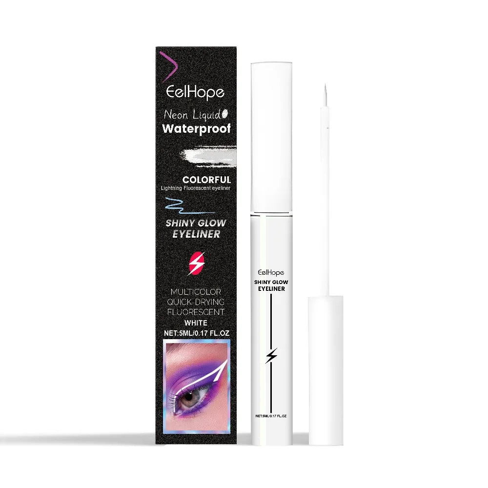 Eyeliner Liquide Blanc Fluo 5 ml – Regard Graphique Longue Tenue