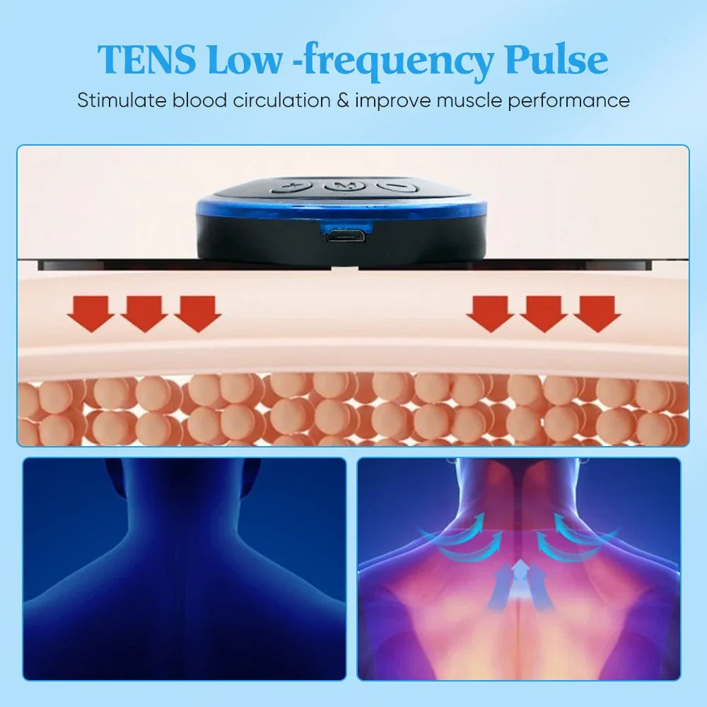 Électrostimulateur Musculaire EMS/TENS 2-en-1 – Tonifie et Détend