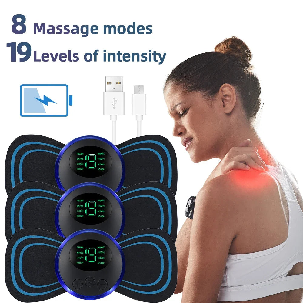 Électrostimulateur Musculaire EMS/TENS 2-en-1 – Tonifie et Détend